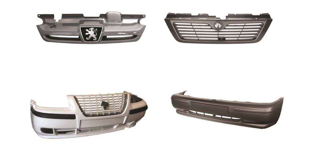 انواع سپر و جلو پنجره خودروهای ایرانی